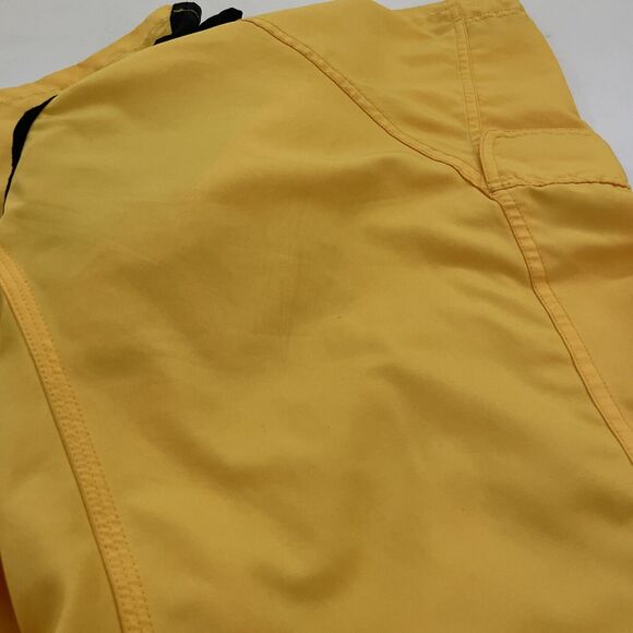Fox Racing Swim Trunks Mens 34 Yellow Board Shorts Hybrid‎ Cargo Retro Skater - Picture 9 of 11